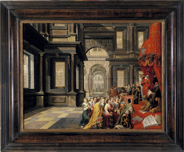 《阿尔瓦暴政》迪尔克·范德伦（Dirck van Delen）作品-Allegorie op de tirannie van Alva