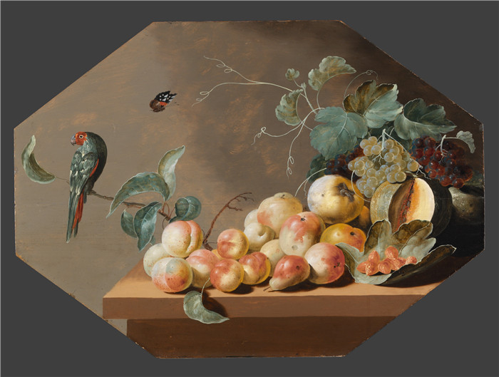 奥特马尔·埃利格（Ottmar Elliger） 的画作-Fruktstycke