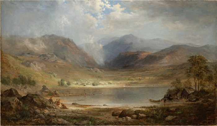 罗伯特·邓肯森（Robert S.Duncanson）画作-龙湖Loch Long