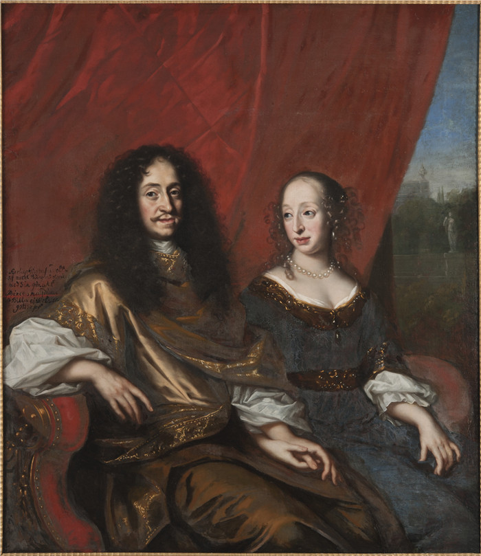 大卫·克洛克（David Klöcker Ehrenstrahl）作品-古斯塔夫·阿道夫，1633-1695 年，玛格达莱娜·西比拉