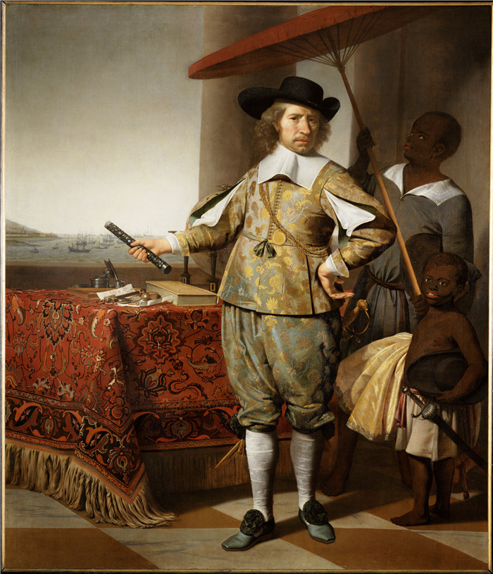 凯撒·范·埃弗丁根(Caesar van Everdingen)画作-肖像 Portret van Wollebrant Geleynssen de Jongh (1594-1674)