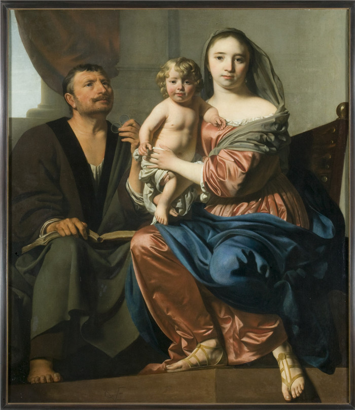 凯撒·范·埃弗丁根(Caesar van Everdingen)画作-家庭 Familie