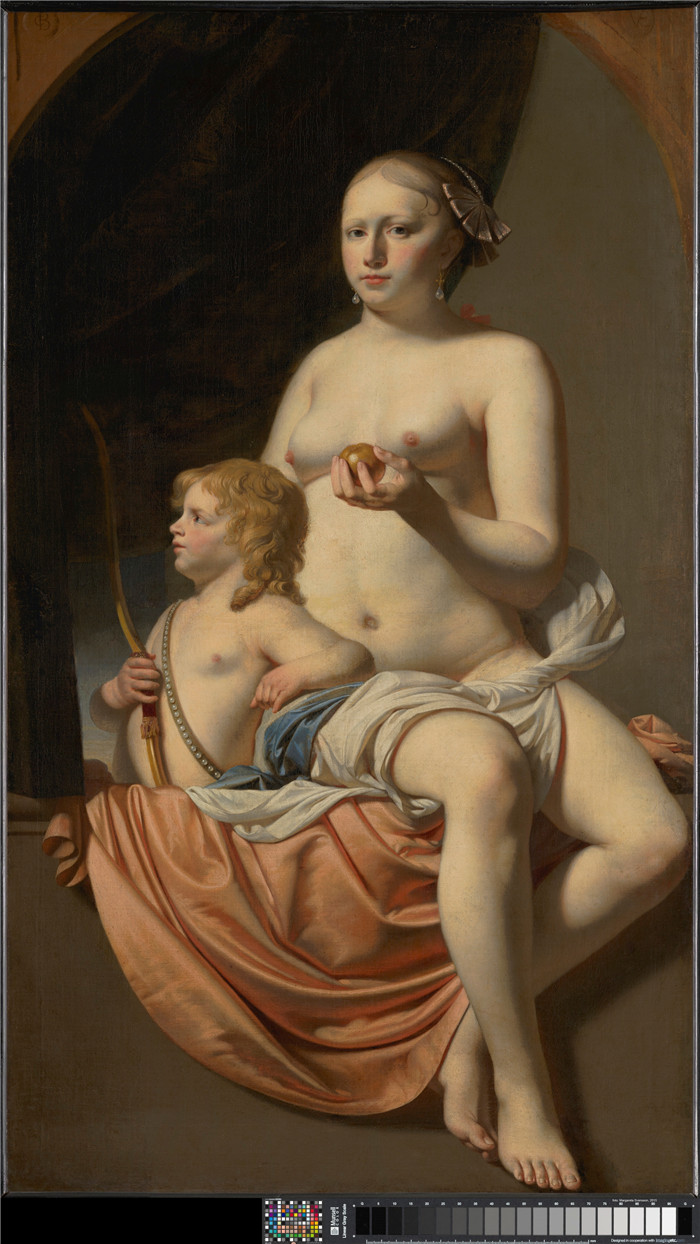 凯撒·范·埃弗丁根(Caesar van Everdingen)画作-金星与爱 Venus en Amor