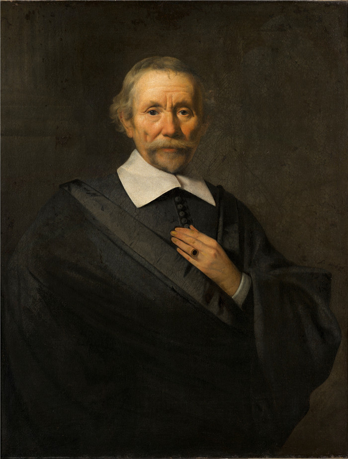 凯撒·范·埃弗丁根(Caesar van Everdingen)画作-自画像