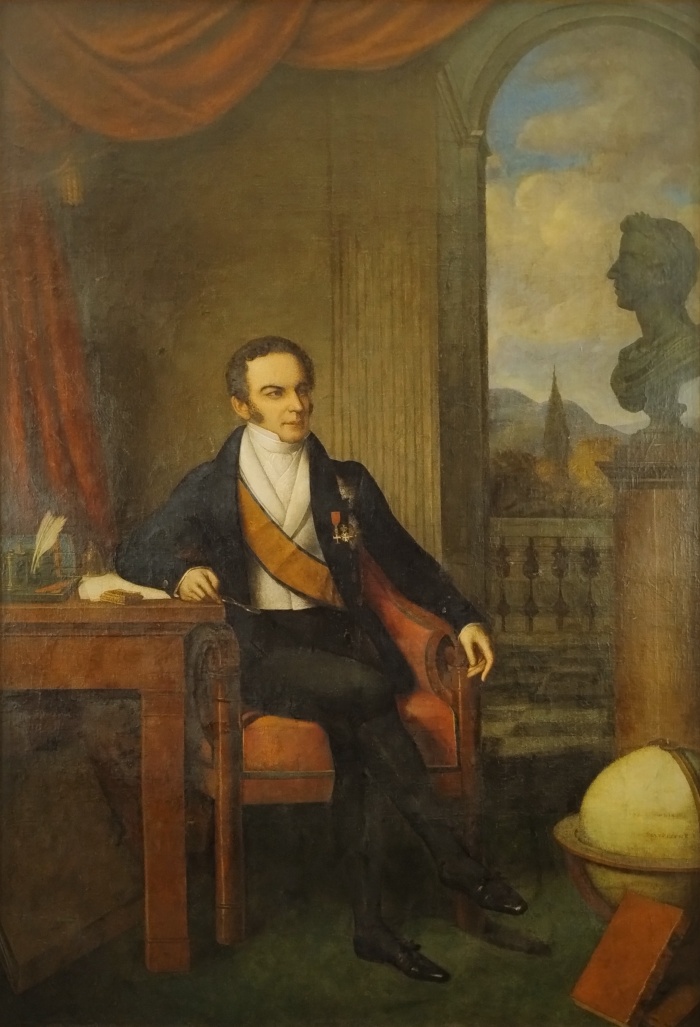 约翰·恩德 （Johann Ender） 的画作-侯爵的肖像 Retrato do Marquês de Resende