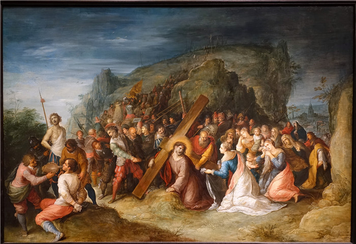 弗兰斯·弗兰肯（Frans Francken）画作-《通往加略山之路》