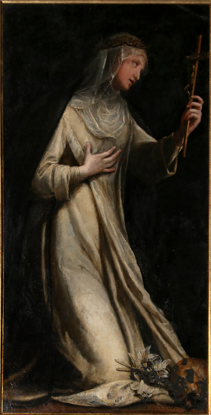 拉维尼亚·丰塔纳（Lavinia Fontana）画作-四个圣人 quattro sante, 1611