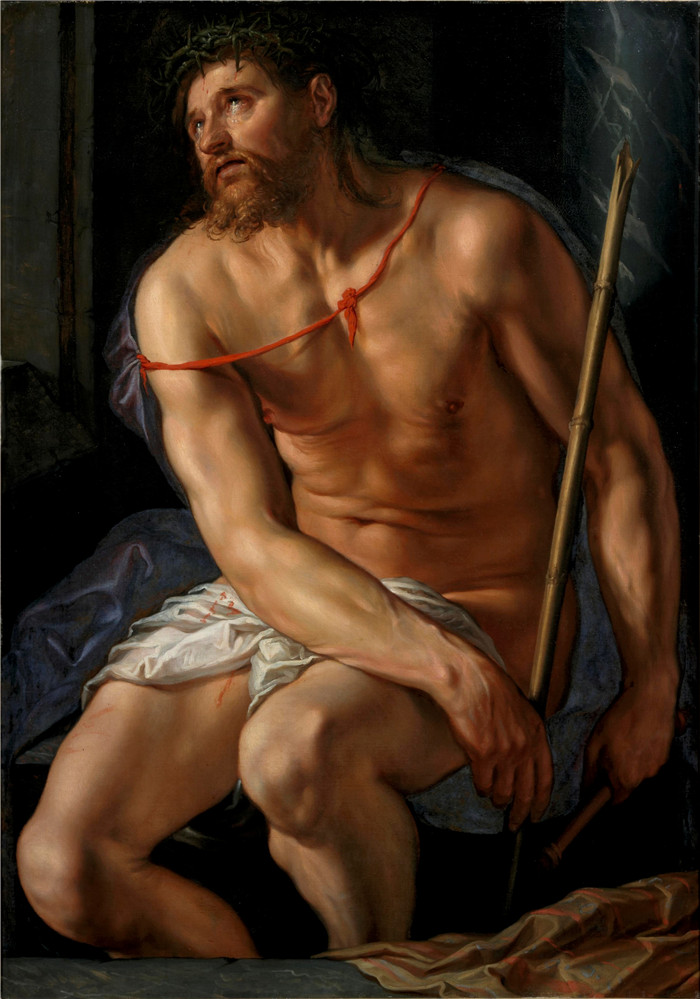 《基督的平静》亨德里克·戈尔齐乌斯（Hendrik Goltzius）-De rust van Christus Centraal Museum 2510