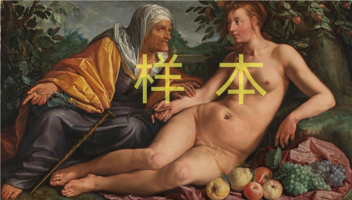 《维尔图努斯和波莫纳》亨德里克·戈尔齐乌斯（Hendrik Goltzius）-Vertumnus en Pomona