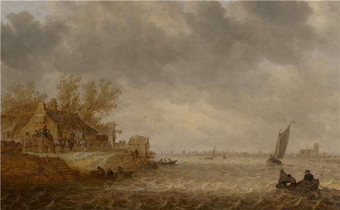 范·高恩(Jan van Goyen)画作-从帕彭德雷赫特看多德雷赫特