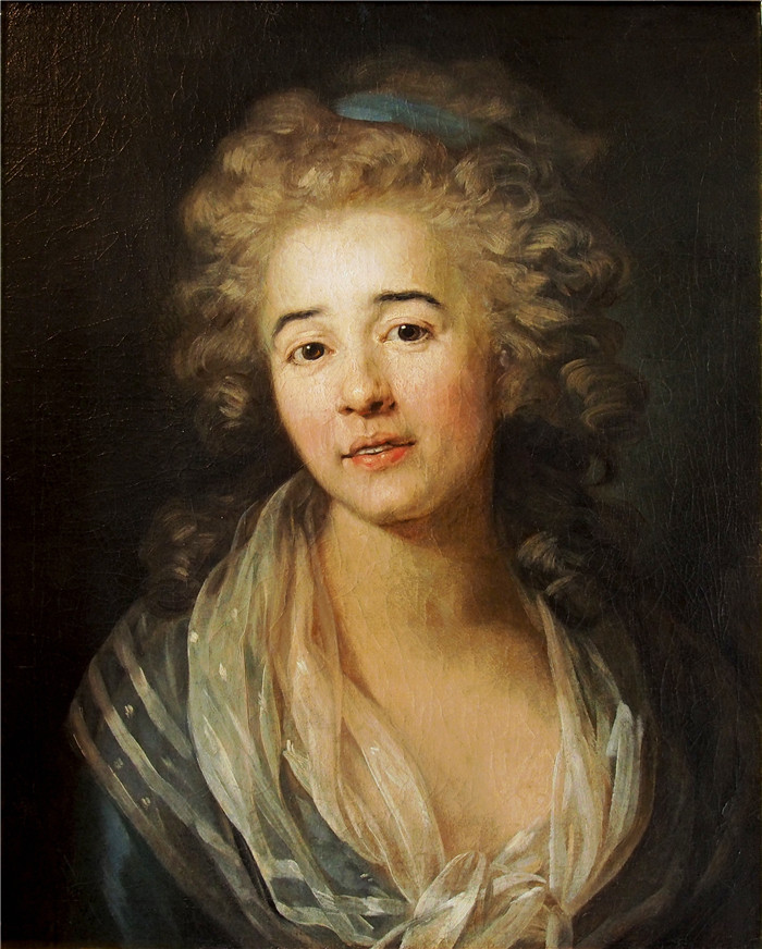 《伯爵,伊丽莎白》安东·格拉夫(Anton Graff)的画作-Graff, Elisabeth Mara@Weimar Schlossmuseum