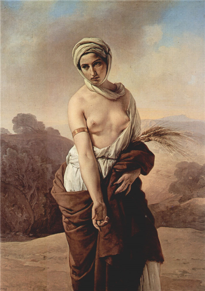 弗朗西斯科·海耶兹（ Francesco Hayez）-《露丝》（1853）