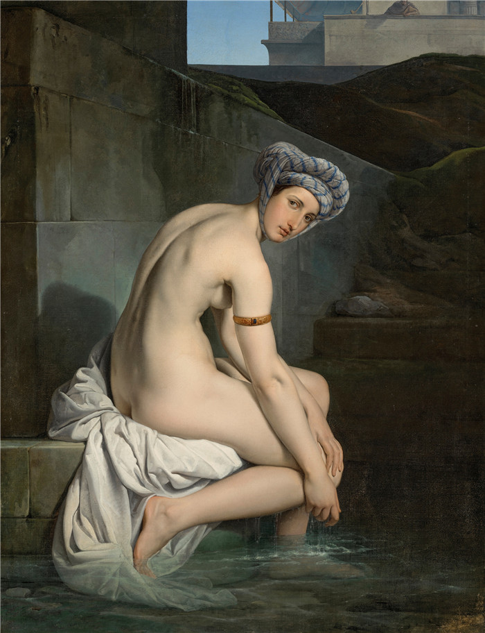 弗朗西斯科·海耶兹（ Francesco Hayez）-拔示巴Bathsheba (c.1827)
