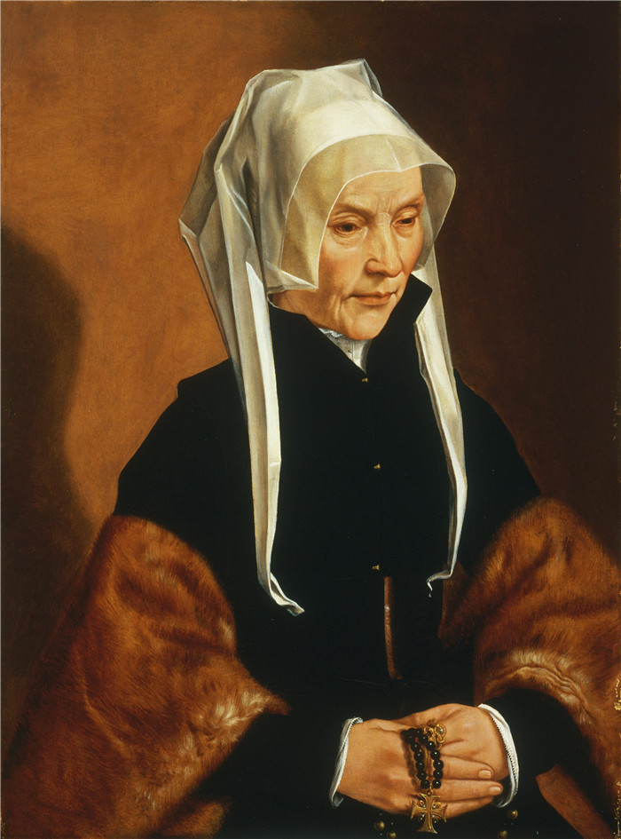 马腾·范·海姆斯凯克（Maerten van Heemskerck）作品-索菲亚·范·阿梅龙根的肖像