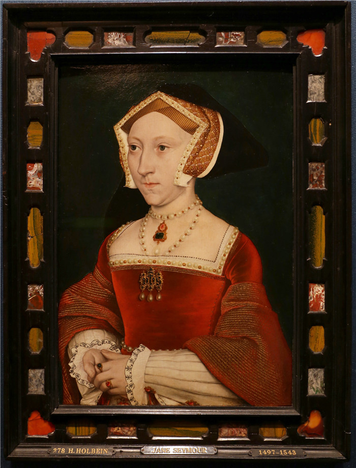 简·西摩的肖像 Holbein il giovane, ritratto di jane seymour, 1540年