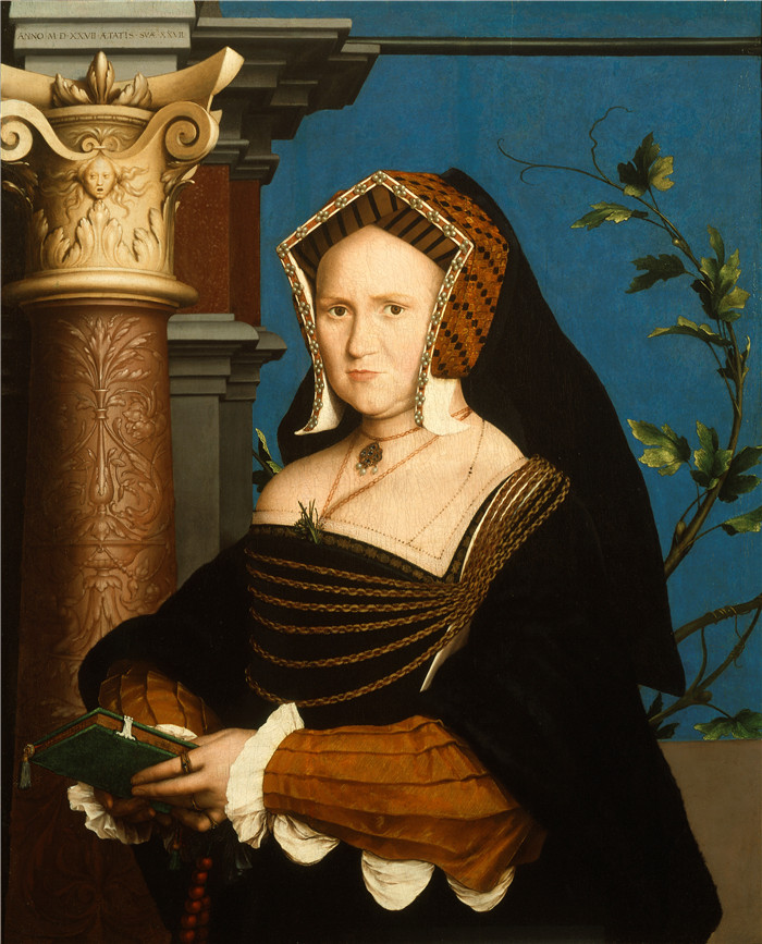 Hans Holbein the Younger画作-吉尔福德夫人玛丽 Mary, Lady Guildford