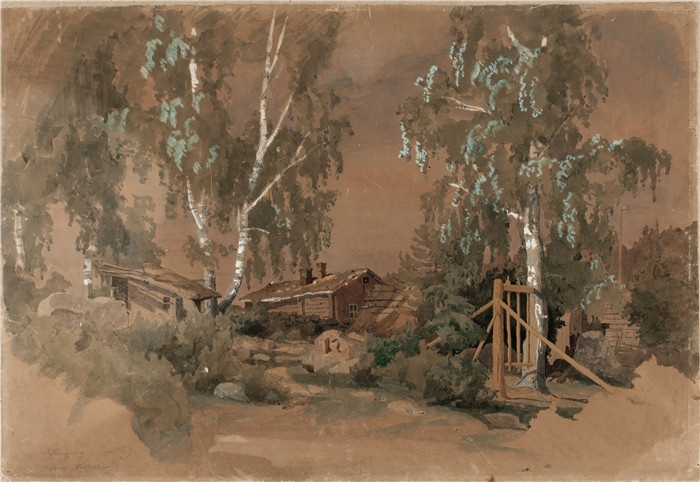 《法官村》维尔纳·霍姆伯格(Werner Holmberg)的画作-Tuomarinkylä