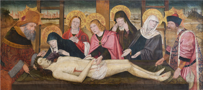 《基督的身体哀悼》加默·胡盖特(Jaume Huguet)画作-La Lamentation sur le corps du Christ