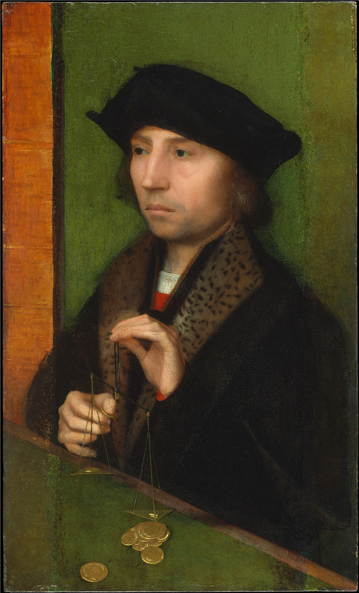 阿德里安·伊森布兰特(Adriaen Isenbrant)-男人称黄金Man Weighing Gold