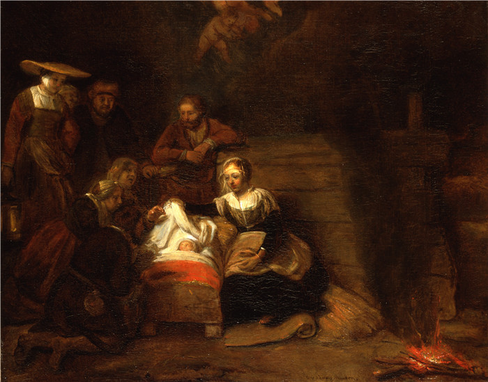 塞缪尔·范·霍格斯特拉滕（Samuel van Hoogstraten）的画作-孩子的崇拜