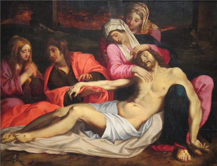 《基督的哀歌》亚伯拉罕·詹森斯（Abraham Janssens）画作-'The Lamentation of Christ' 