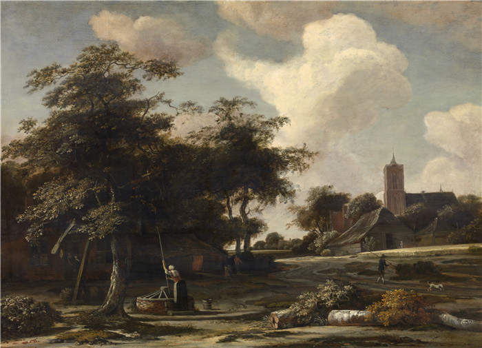 扬·范·凯塞尔 (Jan van Kessel)的画作-景观 Jan van Kessel Landschap