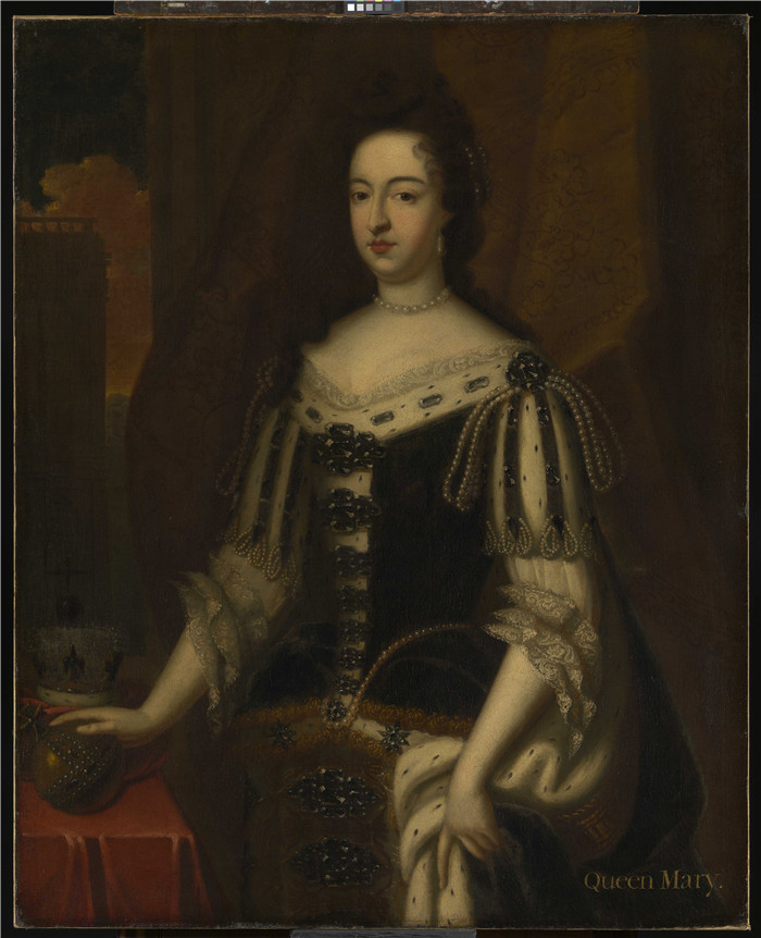 戈弗雷·克内勒（Godfrey Kneller）油画-玛丽女王二世Queen Mary II (1662-94)