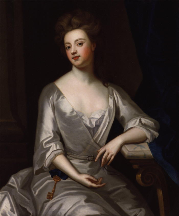 戈弗雷·克内勒（Godfrey Kneller）油画-莎拉·丘吉尔，马尔堡公爵夫人
