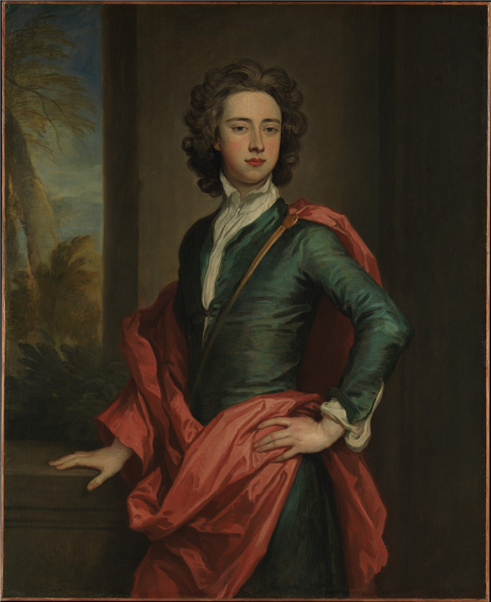 戈弗雷·克内勒（Godfrey Kneller）油画-圣奥尔本斯公爵Charles Beauclerk 