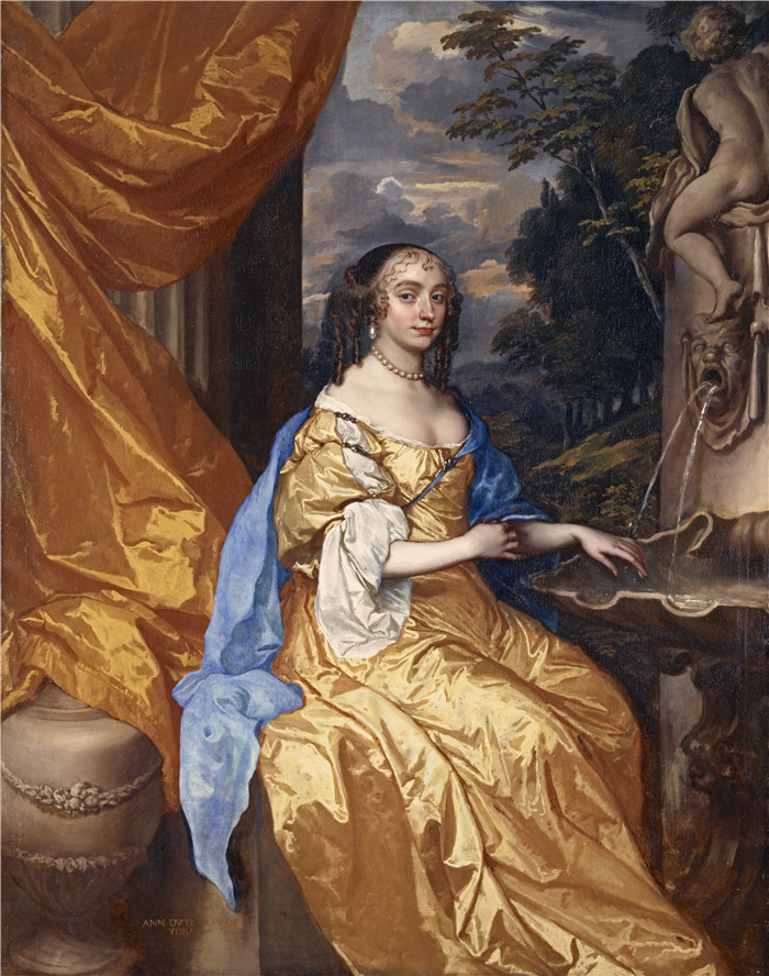 《安妮·海德,约克公爵夫人》彼得·莱利(Peter Lely)画作-Anne Hyde, Duchess of York
