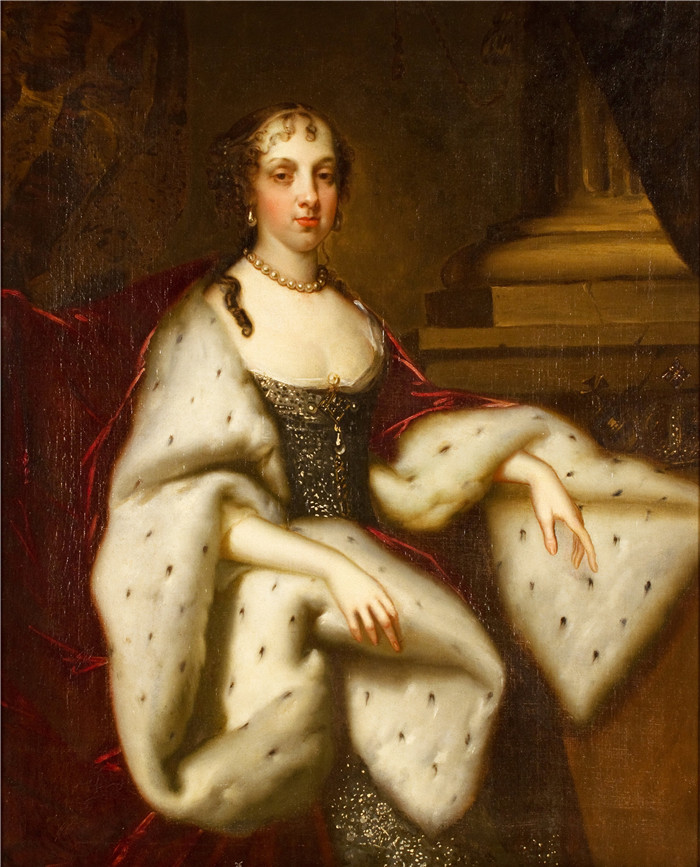 《布拉甘扎的凯瑟琳肖像》彼得·莱利(Peter Lely)画作-Portrait of Catherine of Braganza