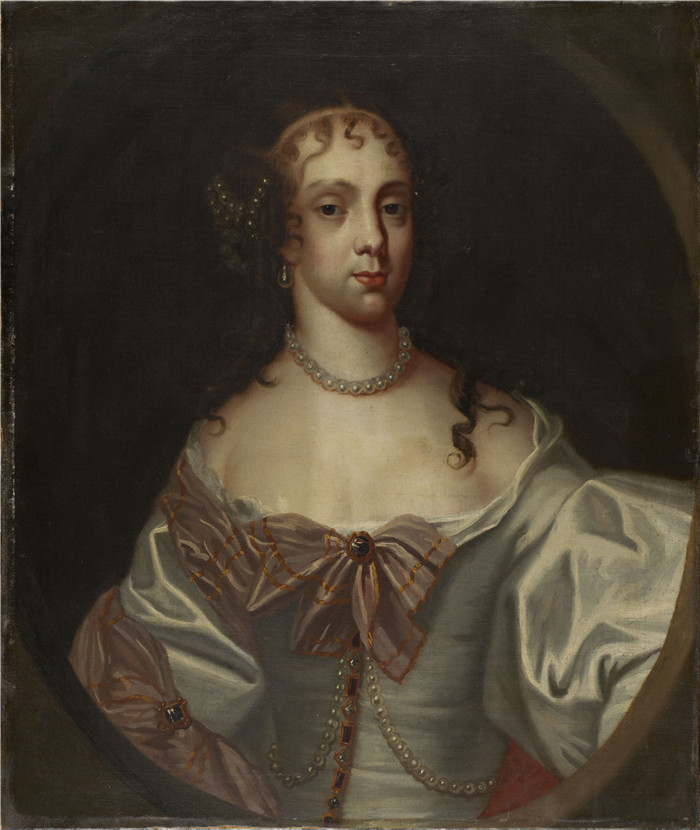 《布拉干萨女王凯瑟琳》彼得·莱利(Peter Lely)画作-Queen Catherine of Braganza