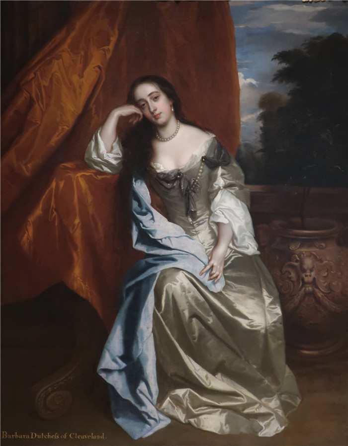《芭芭拉·维利尔斯》彼得·莱利(Peter Lely)画作-Barbara Villiers