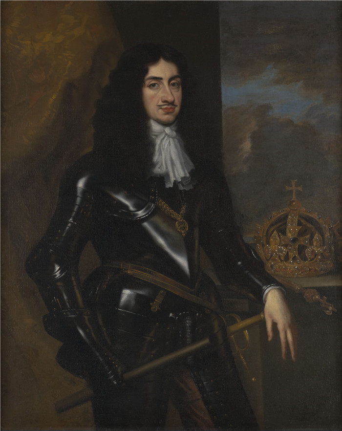 彼得·莱利（Peter Lely）画作-英国查理二世肖像Portrait of Charles II of England