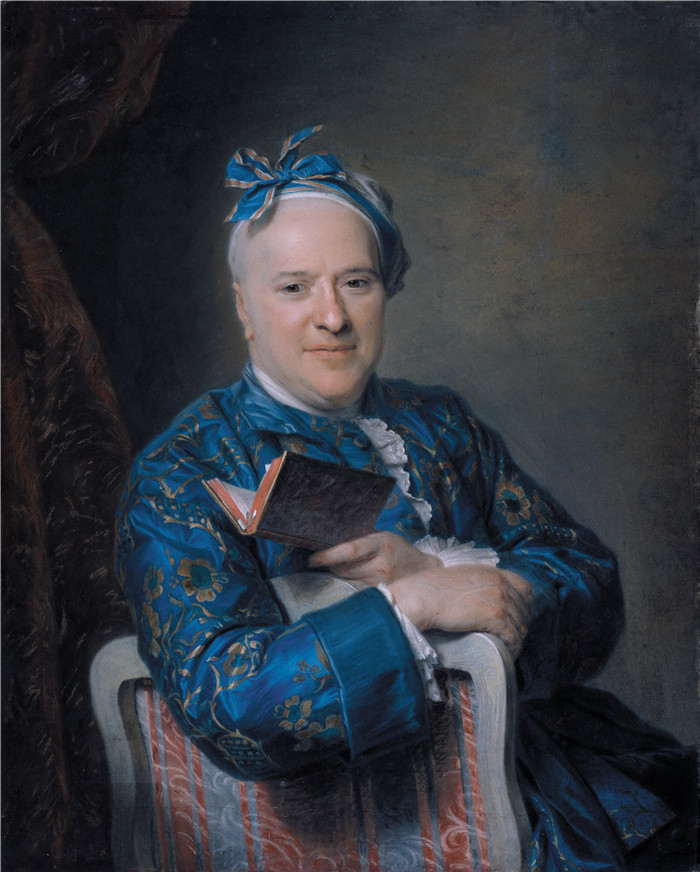 莫里斯·昆汀·德拉图尔（ Maurice Quentin de La Tour）画作-皮埃尔 路易斯 莱德吉夫Pierre Louis Laideguive