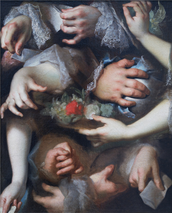 尼古拉斯·德·拉吉耶尔（Nicolas de Largillière）作品-手的研究Études de mains