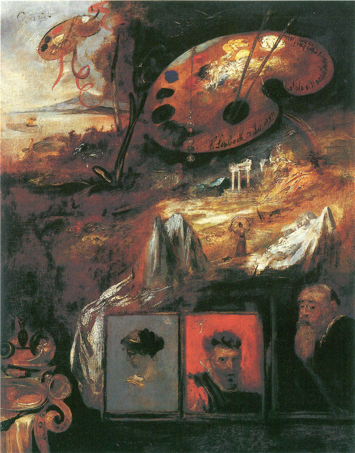 弗朗茨·冯·伦巴赫(Franz von Lenbach)的画作-Sammelbild