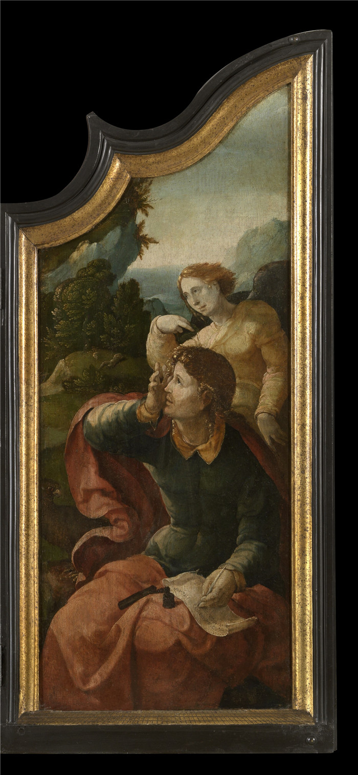 阿尔特根·范·莱顿的画作-帕特莫斯的圣约翰