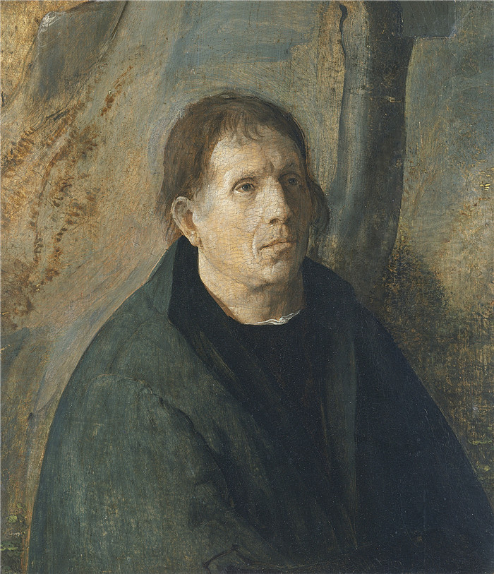 《一位捐赠者的肖像》阿尔特根·范·莱顿（Aertgen van Leyden） 的画作-  Portrait of a Donor 1930.46
