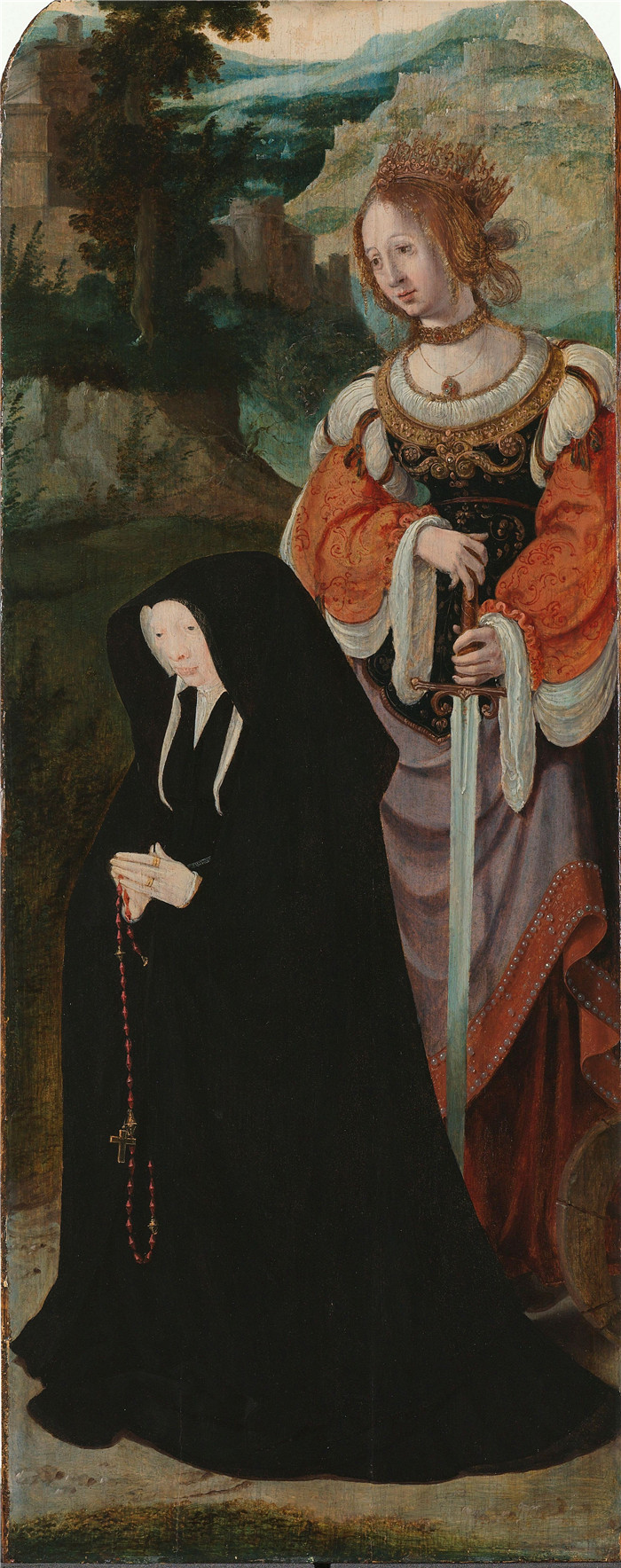 阿尔特根·范·莱顿（Aertgen van Leyden） 的画作-拉撒路的复活