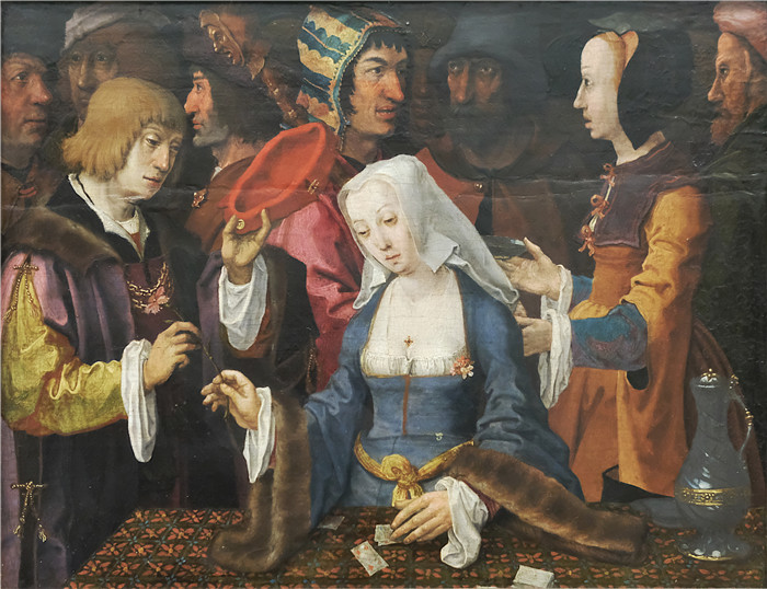 卢卡斯·范·莱登（Lucas van Leyden）作品-射手La Tireuse de cartes rwk