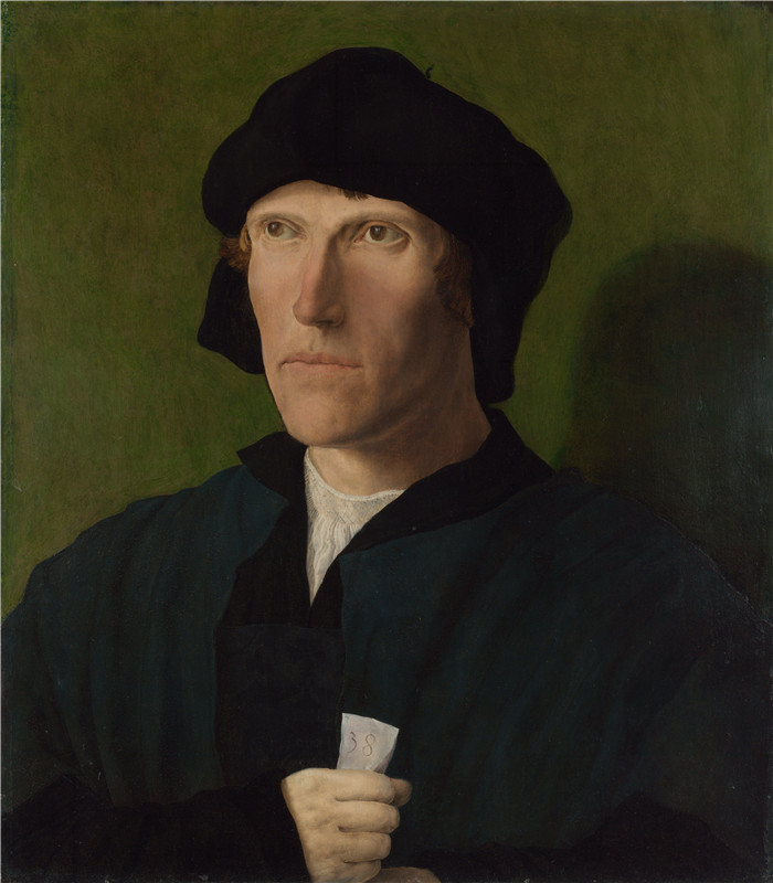 卢卡斯·范·莱登（Lucas van Leyden）作品-一名38岁的男子A Man aged 38, about 1521