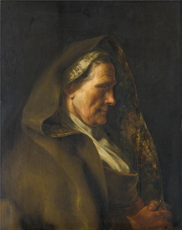 扬·利文斯（Jan Lievens）画作-老妇人的特罗尼