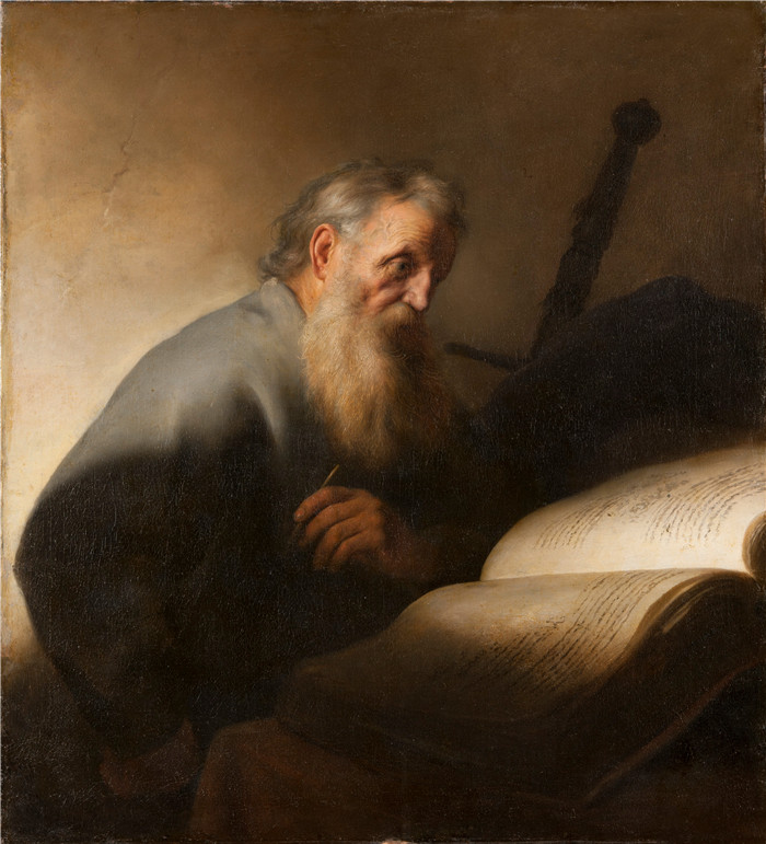 扬·利文斯（Jan Lievens）画作-使徒保罗 Apostle Paul