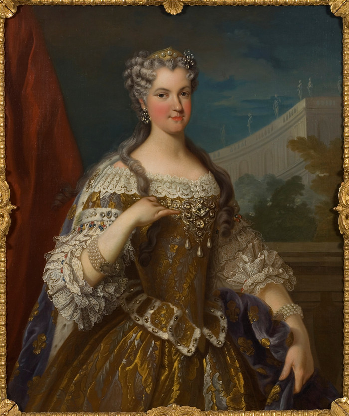 让-巴蒂斯特·范洛（Jean-Baptiste van Loo）画作-玛丽亚·夏洛特·莱什金斯卡