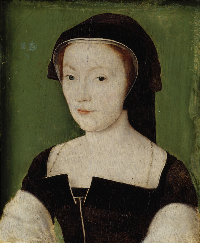 《贵斯的玛丽》柯奈·德·里昂(Corneille de Lyon)画作-Mary of Guise, 1515-1560.
