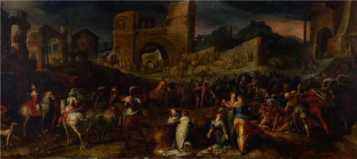 《无辜者的大屠杀》卡雷尔·范·曼德（Karel van Mander）的画作-The Massacre of the Innocents