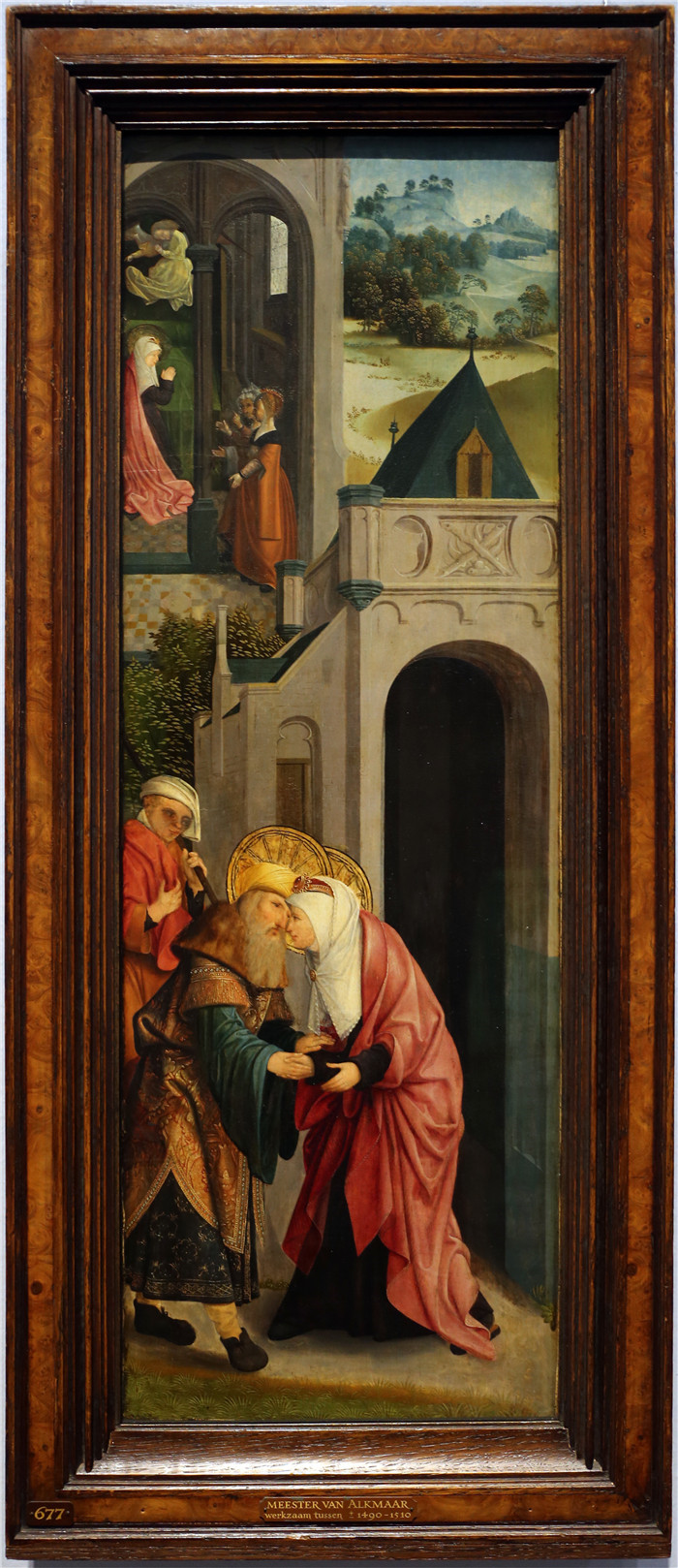 阿尔克马尔大师(Master of Alkmaar)的画作-玩家和安娜的生活场景 04