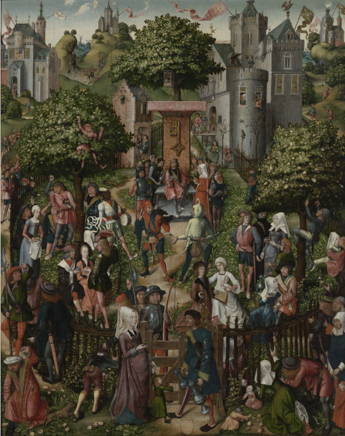 《舒特斯菲特》法兰克福大师（Master of Frankfurt）的画作- Schuttersfeest，150ppi