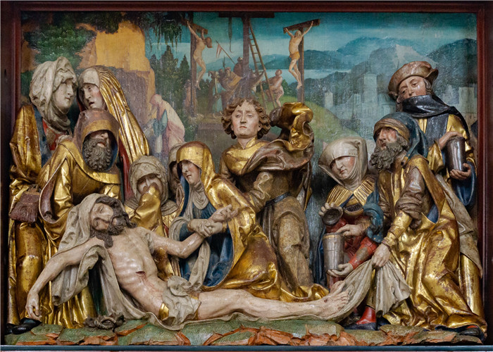 《圣毛里求斯》冯·梅斯基希(Master of Messkirch)的画作-Harthausen auf der Scher Sankt Mauritius